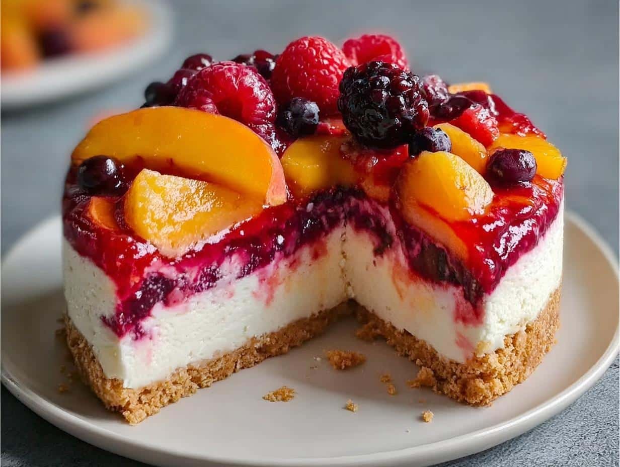 Bake Summer Berry Peach: 1 Easy Cobbler Delight - Bake Summer Berry Peach - additional detail