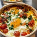 Baked Feta Eggs