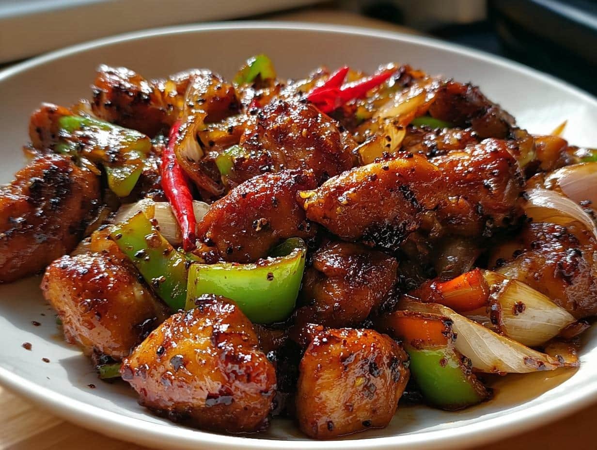 Black Pepper Chicken: 1 Amazing Recipe - Black Pepper Chicken - additional detail
