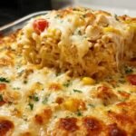 Chicken Enchilada Rice Casserole