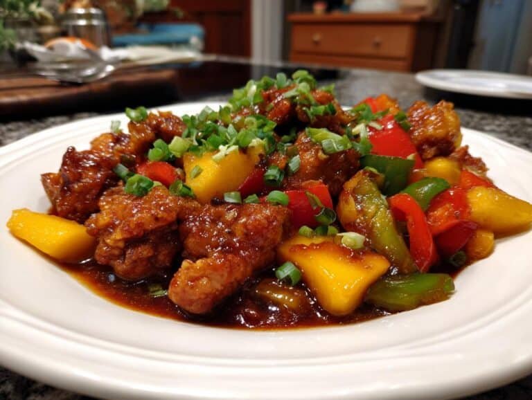 Chinese Style Mango Chicken Stir Fry