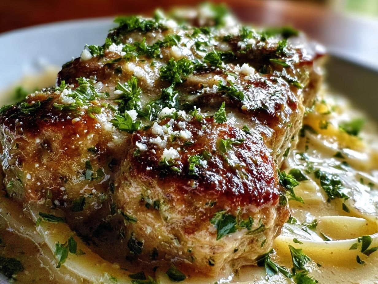 Garlic Butter Meatballs Linguine: 1 Pan Comfort - Garlic Butter Meatballs Linguine - close up of ingredients