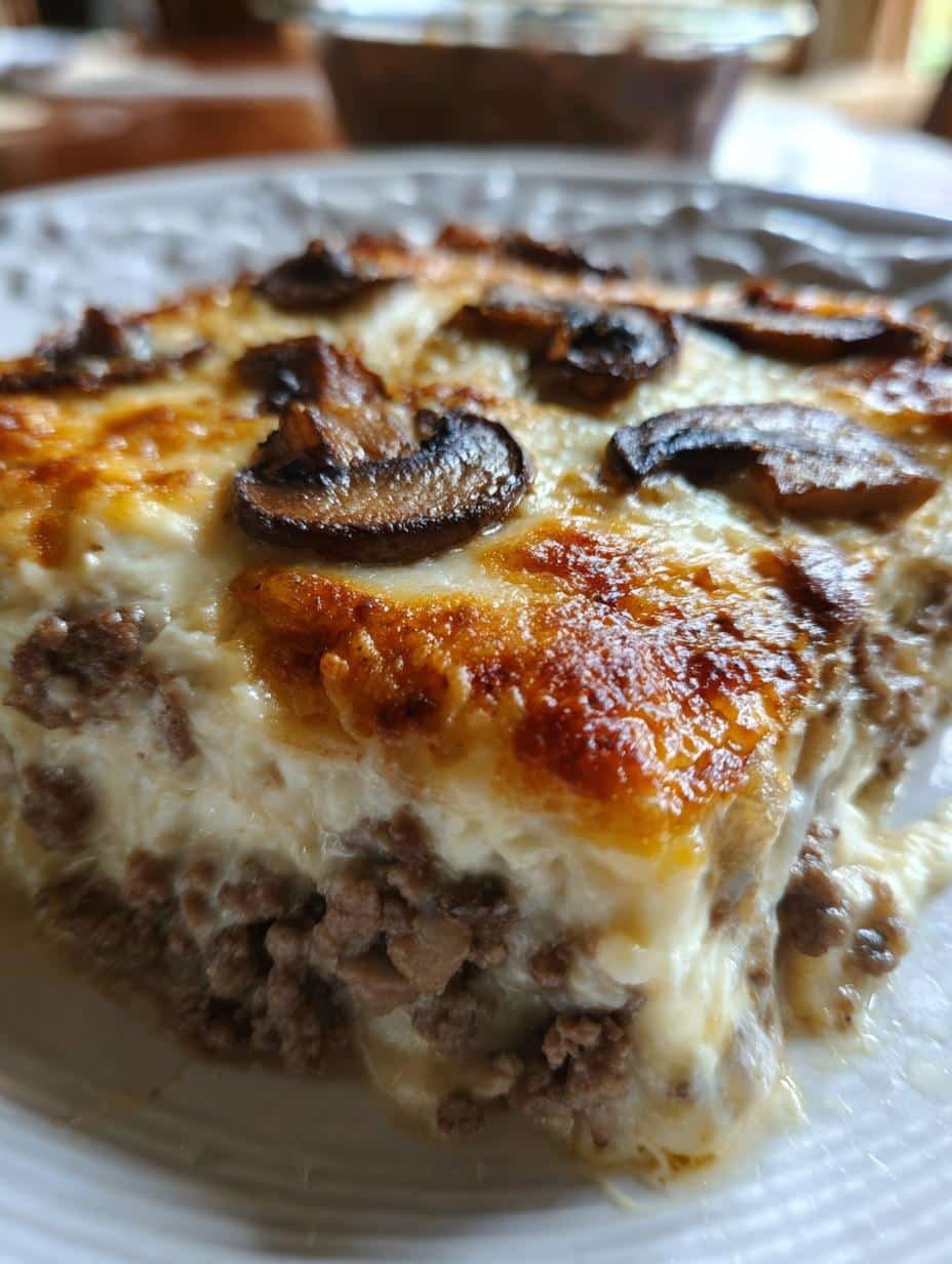 Hamburger Mushroom Bake - detail 2