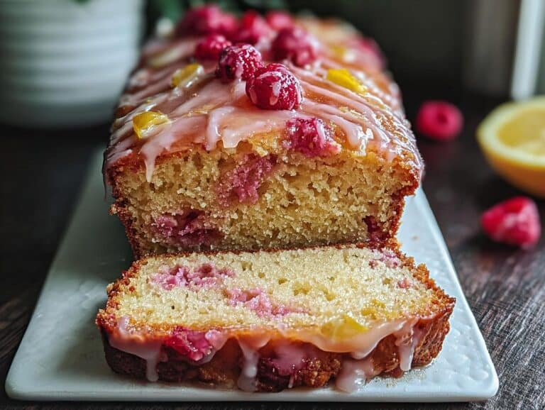 Lemon Rhubarb Loaf