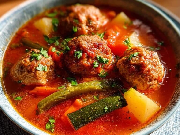 Mexican Meatball Soup Albondigas