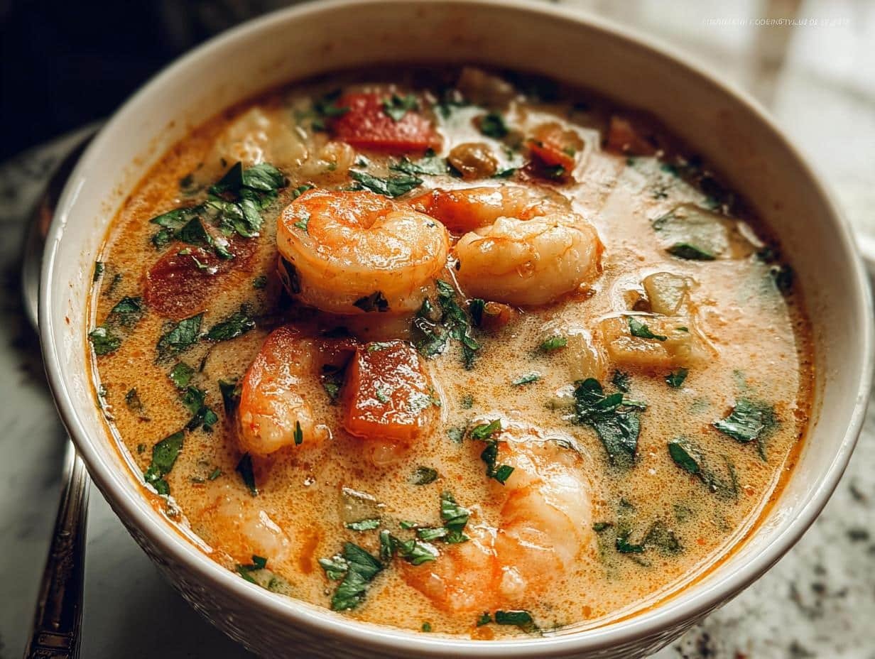 Pot Creamy Shrimp Soup: 35-Min Comfort - Pot Creamy Shrimp Soup - additional detail