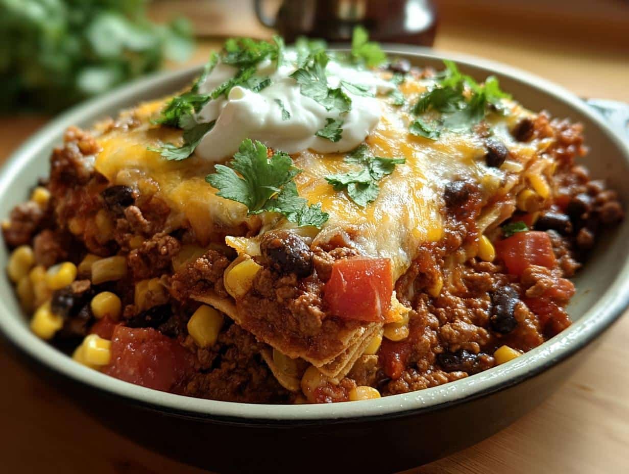 Slow Cooker Taco Casserole: Delicious 1-Pot Meal - Slow Cooker Taco Casserole - additional detail
