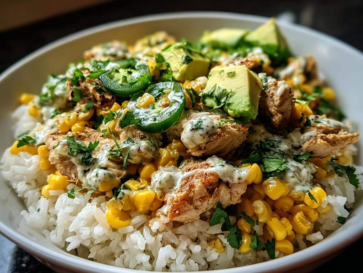 Street Corn Chicken Rice: Amazing Fiesta Flavor - Street Corn Chicken Rice - additional detail