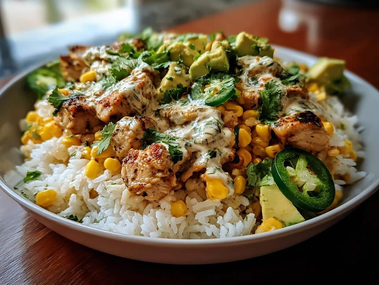 Street Corn Chicken Rice: Amazing Fiesta Flavor - Street Corn Chicken Rice - additional detail