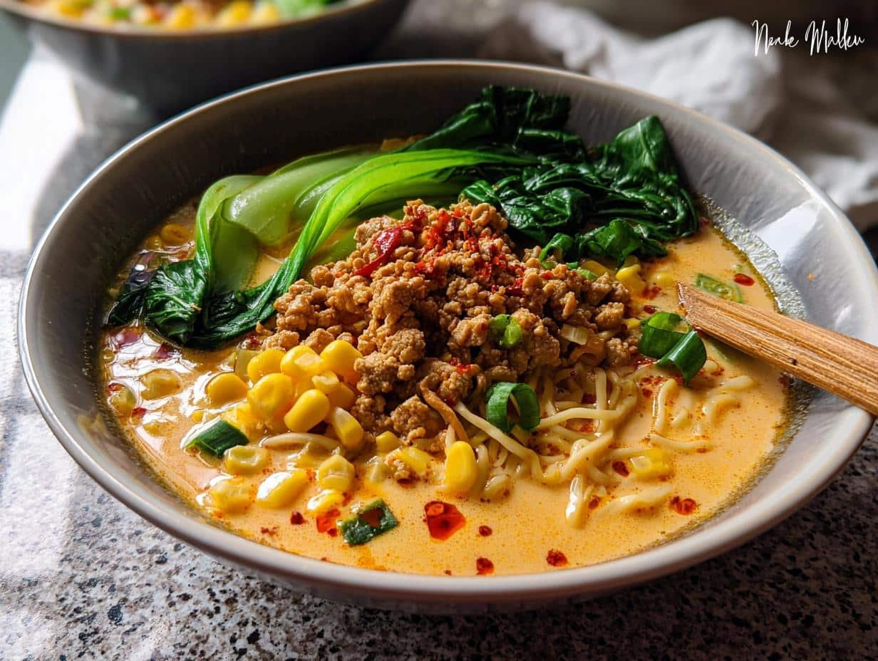 Tan Tan Ramen: 30 Minute Comfort Bowl - Tan Tan Ramen - main visual representation