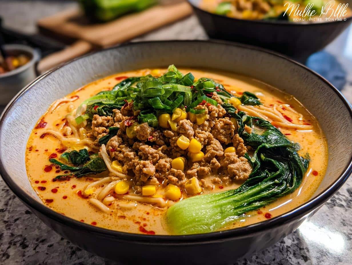 Tan Tan Ramen: 30 Minute Comfort Bowl - Tan Tan Ramen - additional detail