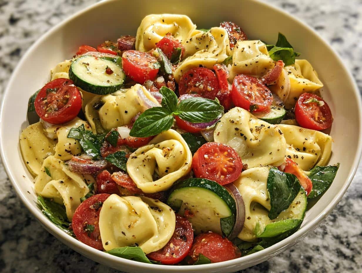 Tortellini Pasta Salad: 1 Delicious Recipe - Tortellini Pasta Salad - additional detail