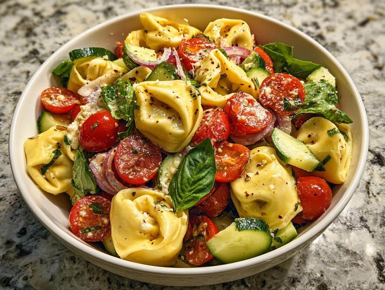 Tortellini Pasta Salad: 1 Delicious Recipe - Tortellini Pasta Salad - additional detail