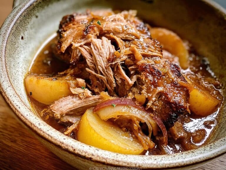Apple Cider Braised Pork