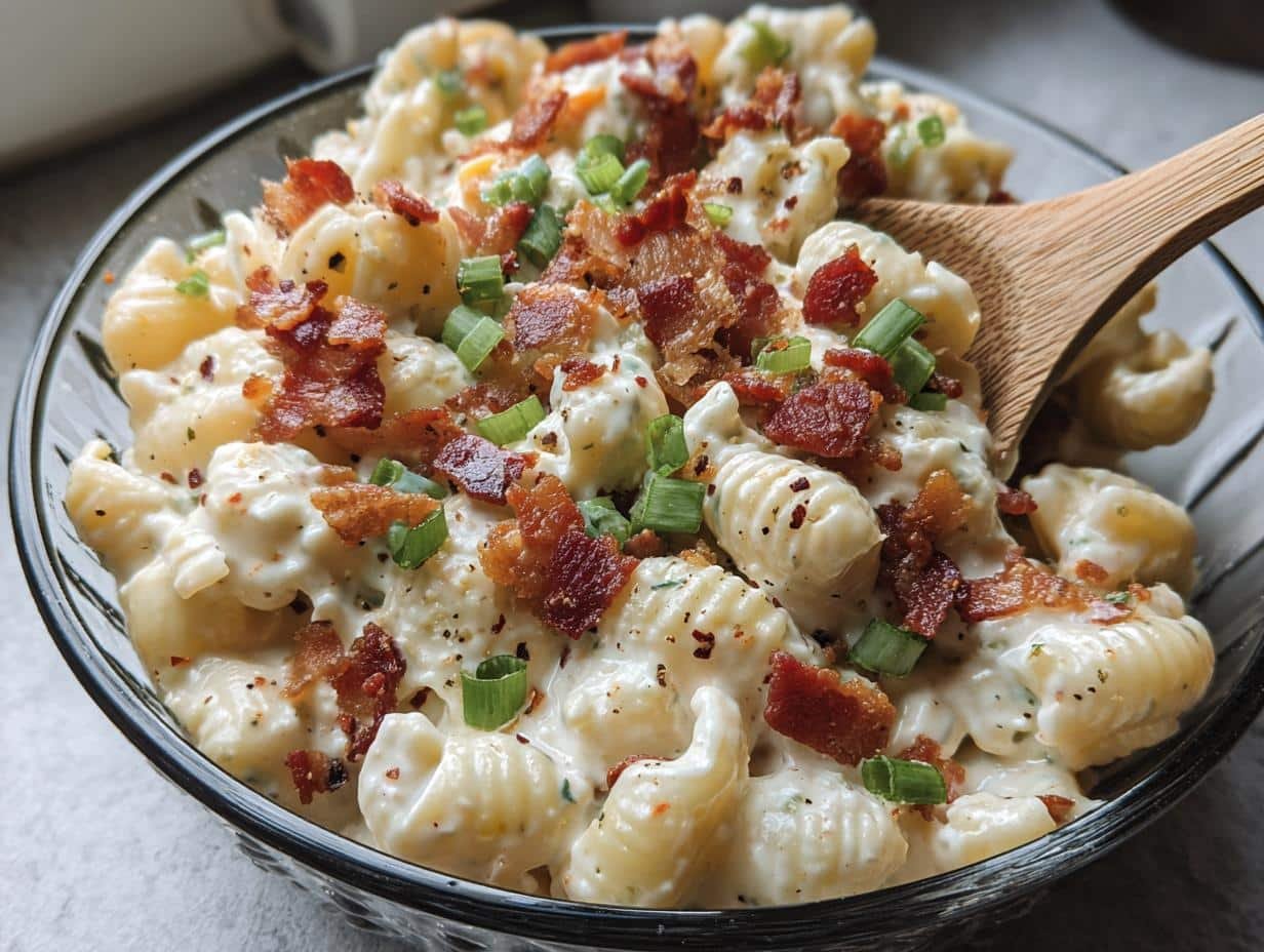 Savory 15-Min Bacon Ranch Cheddar Pasta - Bacon Ranch Cheddar Pasta - additional detail