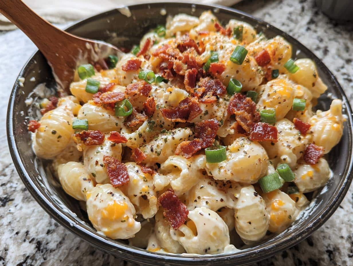 Bacon Ranch Cheddar Pasta