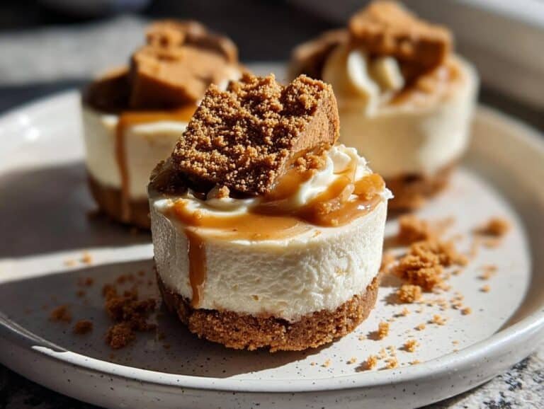 Bake Mini Biscoff Cheesecakes