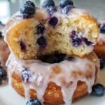 Baked Blueberry Donuts