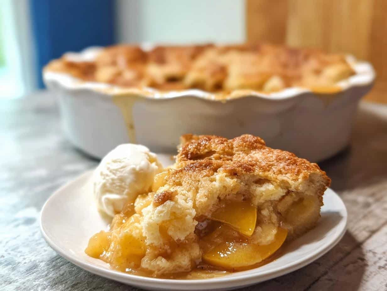 Bisquick Peach Cobbler: 40 Min Delight - Bisquick Peach Cobbler - main visual representation