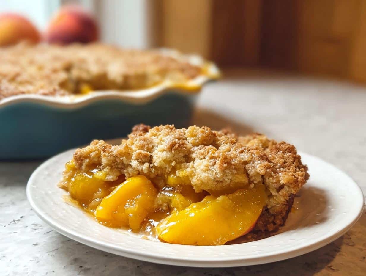 Bisquick Peach Cobbler: 40 Min Delight - Bisquick Peach Cobbler - additional detail