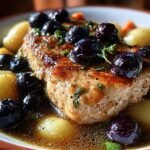 Blueberry Balsamic Pork Chops
