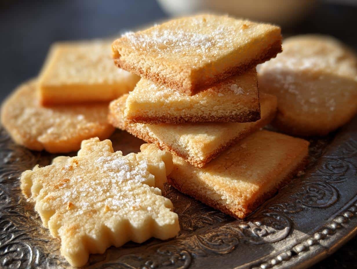 Buttery Shortbread Cookies