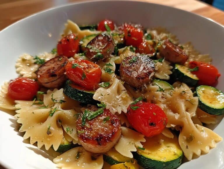 Chicken Sausage Zucchini Roasted