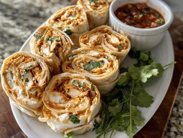Chicken Taco Pinwheels
