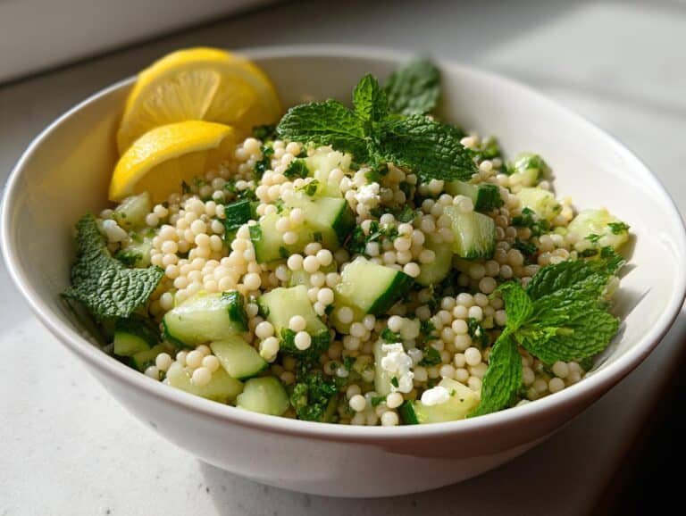 Chilled Cucumber Couscous Salad