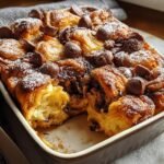 Chocolate Croissant Breakfast Bake