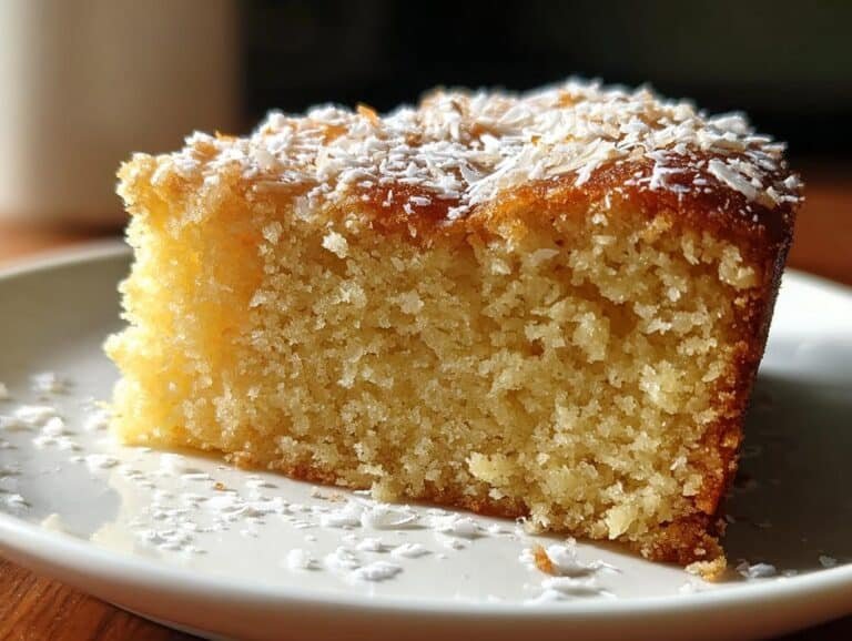 Coconut Milk Snack Cake