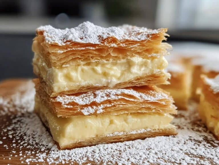 Creamy Vanilla Slice Flaky