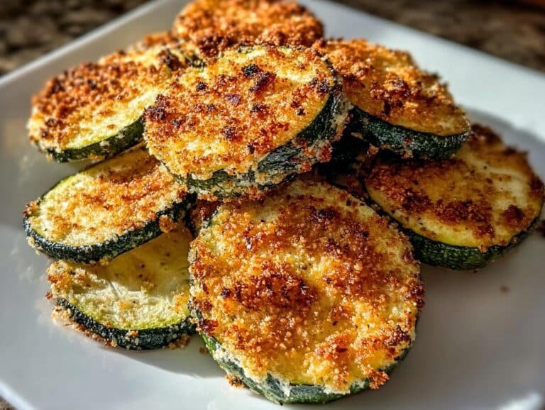 Crispy Baked Parmesan Zucchini