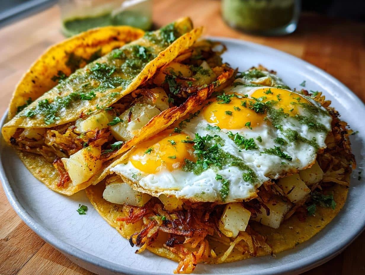 Crispy Potato Egg Cheese: 2-Minute Morning Bliss - Crispy Potato Egg Cheese - additional detail