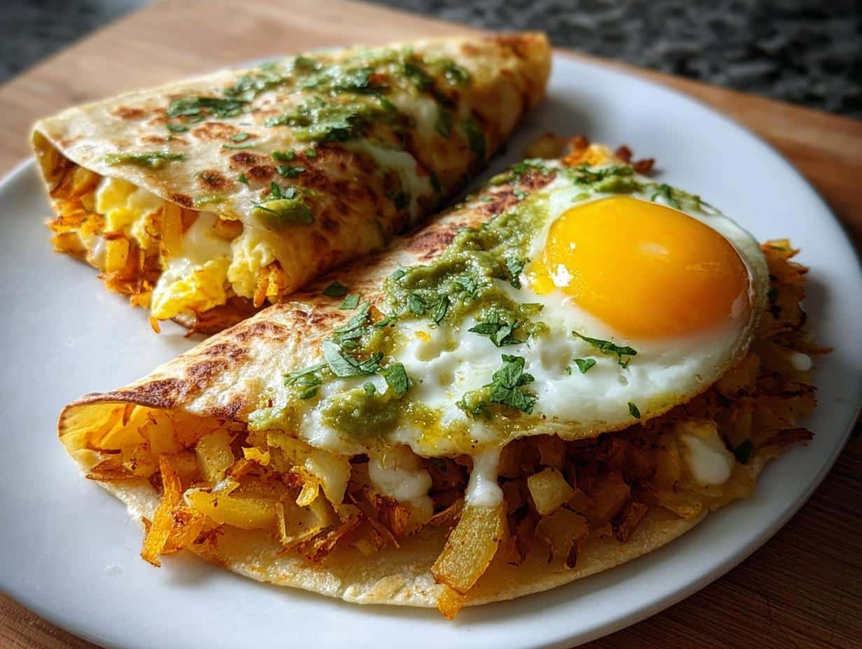Crispy Potato Egg Cheese