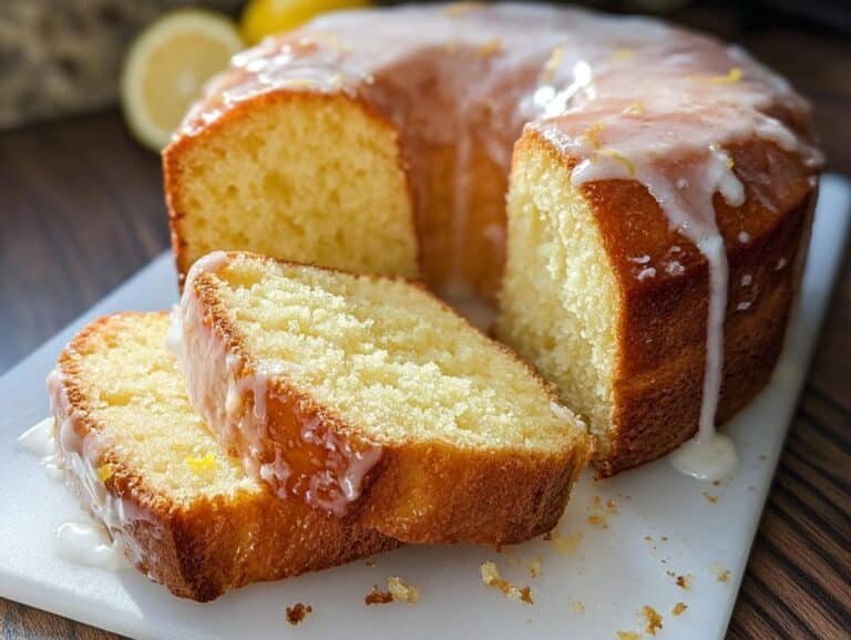 Glazed Lemon Pound Cake