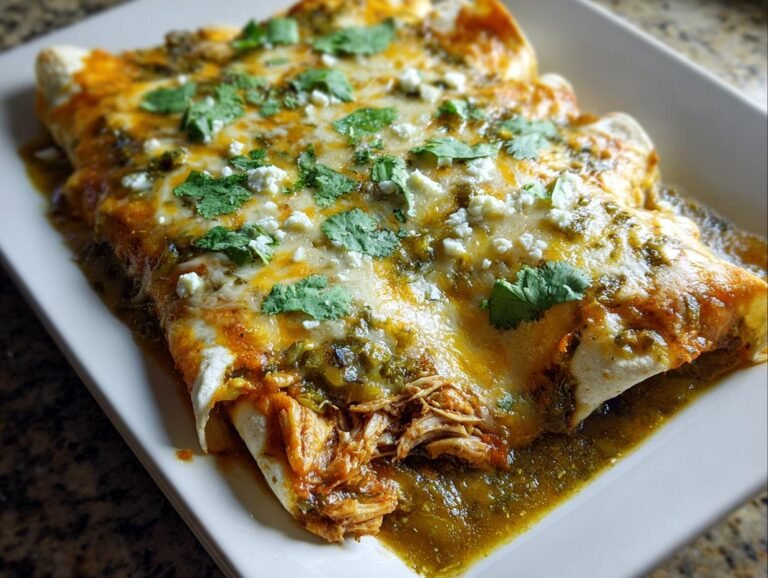 Hatch Green Chile Enchiladas
