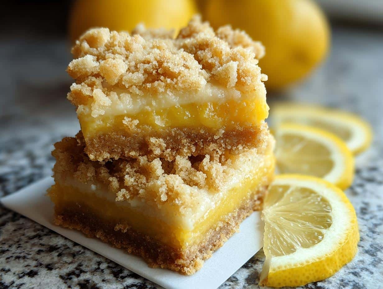 Lemon Crumb Bars: Sunny 1 bowl delight - Lemon Crumb Bars - main visual representation