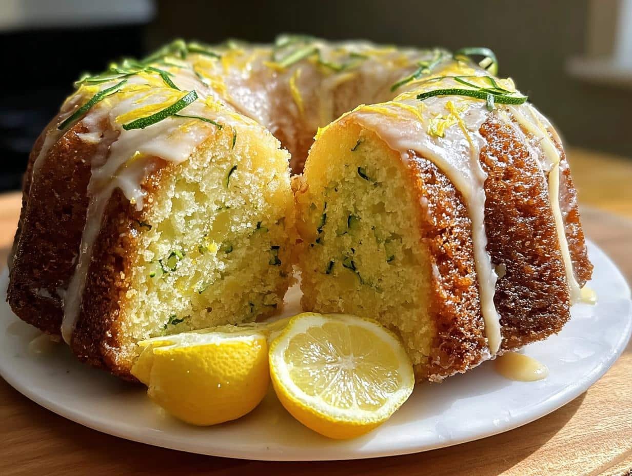 Lemon Zucchini Bundt Cake: 1 Amazing Recipe - Lemon Zucchini Bundt Cake - additional detail