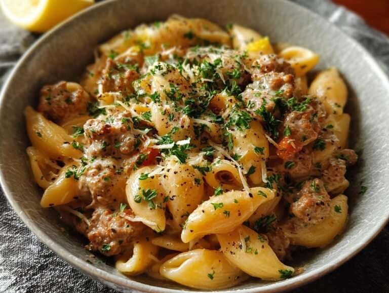 One Pot Creamy Sausage