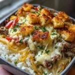 Philly Cheesesteak Rice Bowl