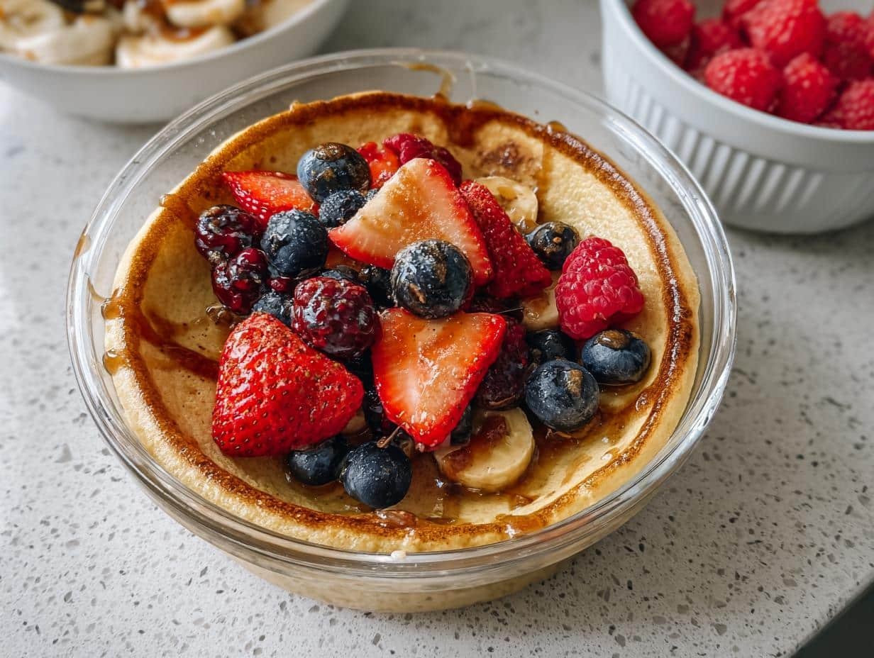 Protein Pancake Bowl: 1 Easy & Fast Recipe - Protein Pancake Bowl - additional detail