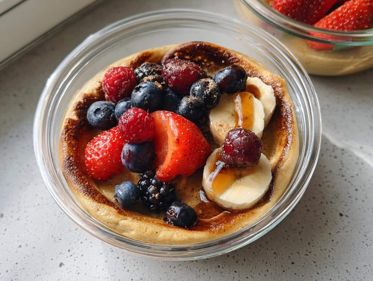 Protein Pancake Bowl: 1 Easy & Fast Recipe - Protein Pancake Bowl - additional detail