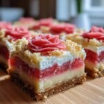 Rhubarb Bars Cream Cheese