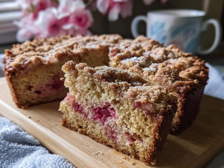 Rhubarb Coffee Cake