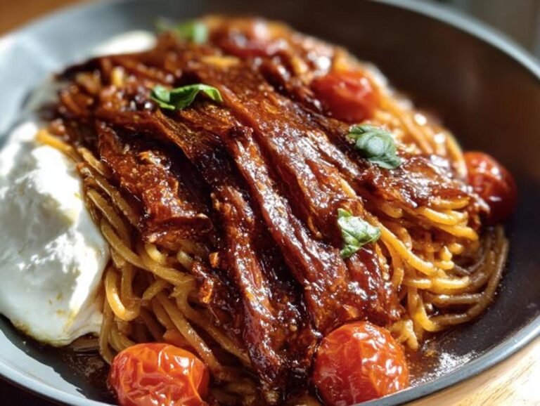 Roasted Tomato Burrata Pasta