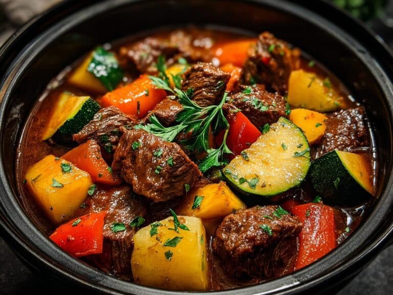 Slow Cooker Summer Beef