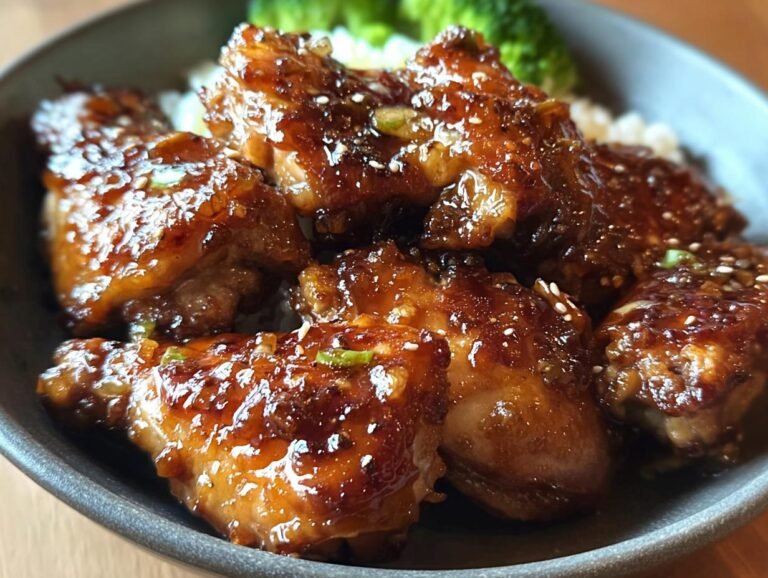 Soy Garlic Chicken Thighs