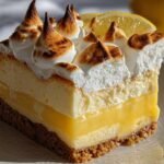 Triple Lemon Meringue Cheesecake