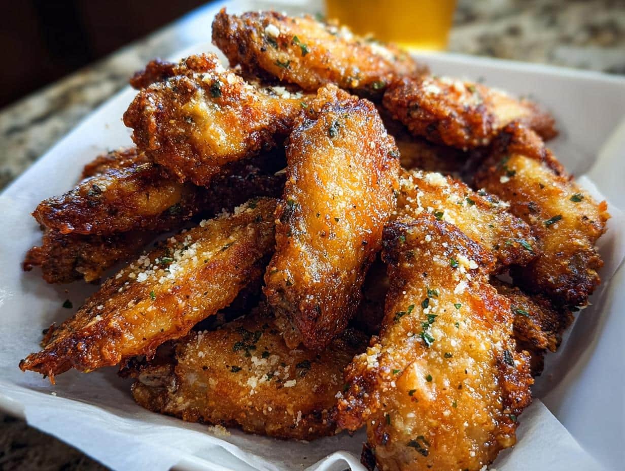 Air Fryer Garlic Parmesan